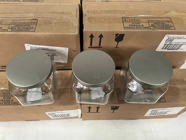 Anchor hocking emma voorraad potje metalen deksel (42x) - afbeelding 3 van  6