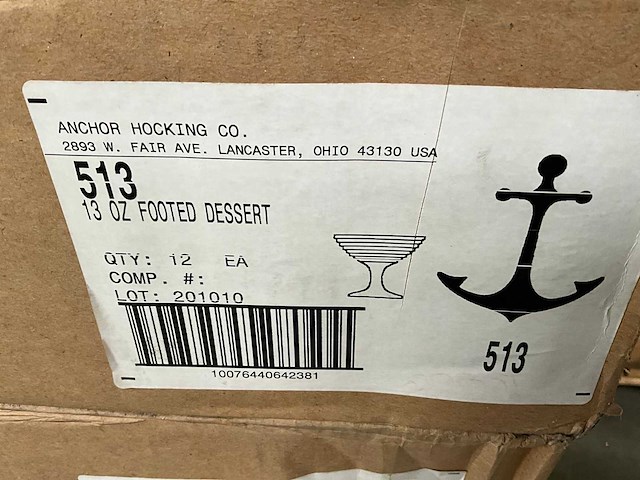 Anchor hocking ijscoupe glas (12x) - afbeelding 5 van  5