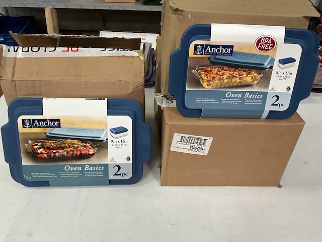 Anchor hocking ovenschaal met deksel (12x) - afbeelding 1 van  6