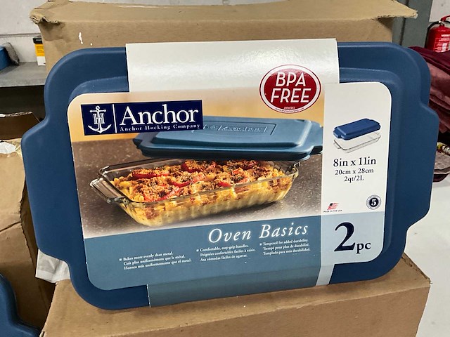 Anchor hocking ovenschaal met deksel (12x) - afbeelding 3 van  6