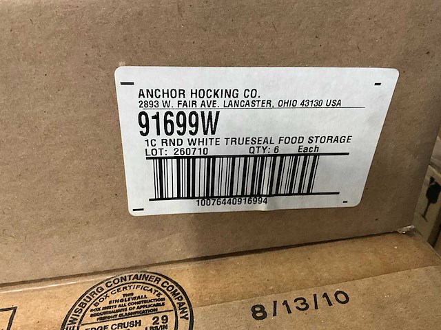 Anchor hocking voorraad bakje met deksel (53x) - afbeelding 6 van  6