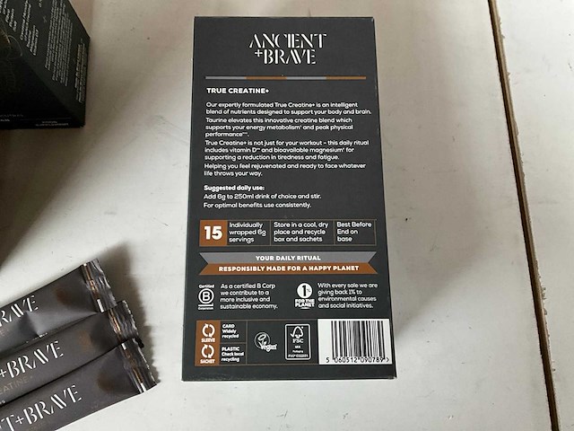 Ancient + brave mix kavel true hydration & true creatine+ 15x 6 gram zakjes (9x) - afbeelding 11 van  11