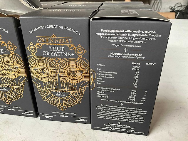 Ancient + brave true creatine supplement 180 gram (9x) - afbeelding 5 van  7