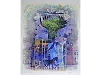 André goezu - couple étrange - kleurenzeefdruk - 1/130 - afbeelding 1 van  8