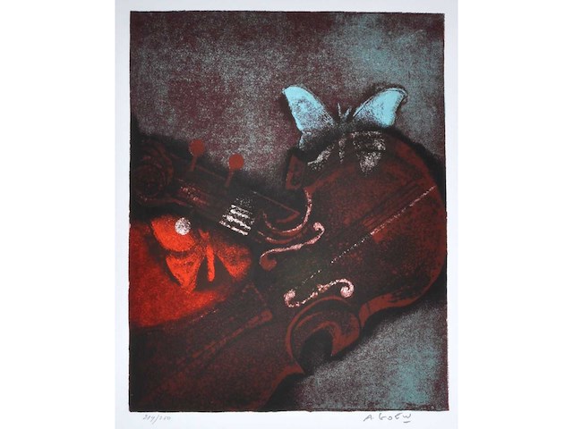 Andre goezu - zeefdruk - afbeelding 1 van  7