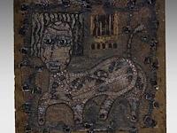 Andrea capucci (1965), untitled, ceramic plaque 33 x 33 cm. (12.99 x 12.99 in.)