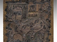 Andrea capucci (1965), untitled, ceramic plaque 33 x 33 cm. (12.99 x 12.99 in.) - afbeelding 7 van  10
