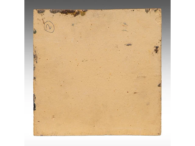 Andrea capucci (1965), untitled, ceramic plaque 33 x 33 cm. (12.99 x 12.99 in.) - afbeelding 8 van  10