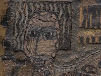 Andrea capucci (1965), untitled, ceramic plaque 33 x 33 cm. (12.99 x 12.99 in.) - afbeelding 10 van  10