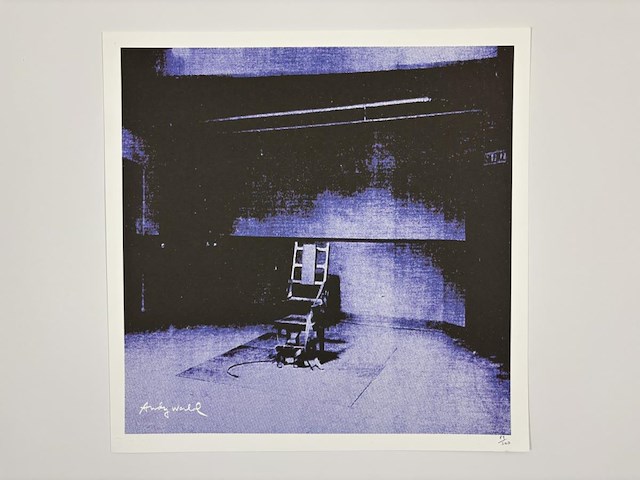 Andy warhol - electric chair - afbeelding 1 van  1