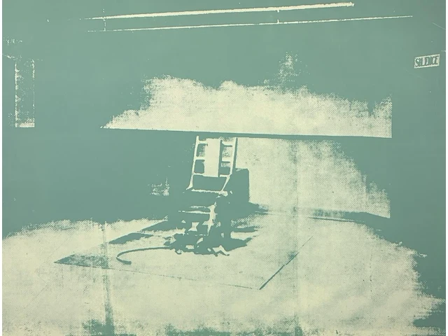 Andy warhol - electric chair - afbeelding 1 van  3