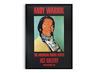 Andy warhol - gesigneerde affiche