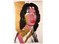 Andy warhol - mick jagger - afbeelding 1 van  3