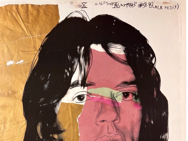 Andy warhol - mick jagger - afbeelding 2 van  3
