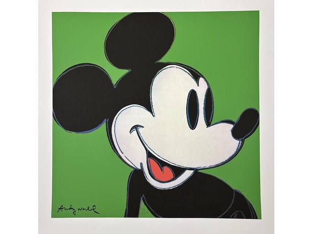 Andy warhol - mickey mouse - afbeelding 1 van  1
