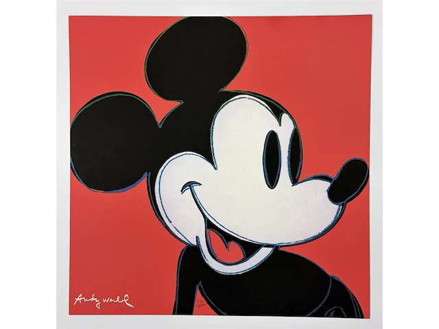 Andy warhol - mickey mouse - afbeelding 1 van  1