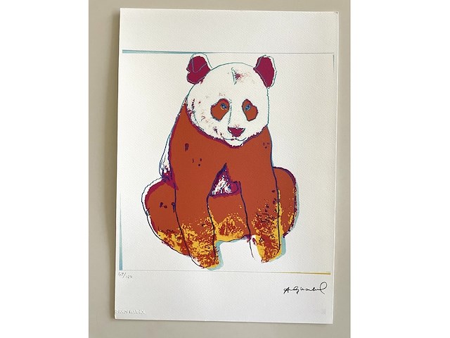 Andy warhol - panda - afbeelding 1 van  5