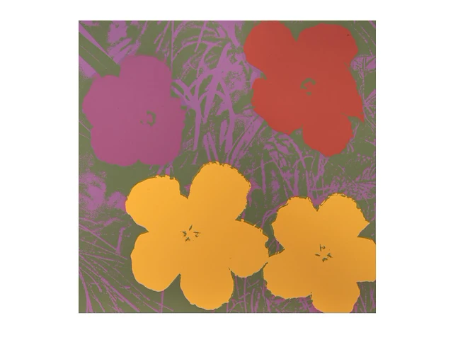 Andy warhol (1928-1987), flowers series (10), sunday b morning edition, n° 56/250 90.5 x 90.5 cm. (35.63 x 35.63 in.) - afbeelding 4 van  21
