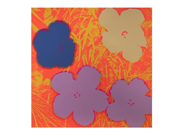 Andy warhol (1928-1987), flowers series (10), sunday b morning edition, n° 56/250 90.5 x 90.5 cm. (35.63 x 35.63 in.) - afbeelding 8 van  21