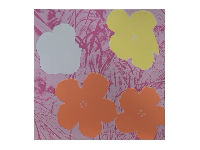 Andy warhol (1928-1987), flowers series (10), sunday b morning edition, n° 56/250 90.5 x 90.5 cm. (35.63 x 35.63 in.) - afbeelding 10 van  21