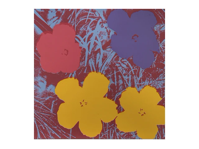 Andy warhol (1928-1987), flowers series (10), sunday b morning edition, n° 56/250 90.5 x 90.5 cm. (35.63 x 35.63 in.) - afbeelding 20 van  21