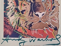 Andy warhol : affiche : tiger