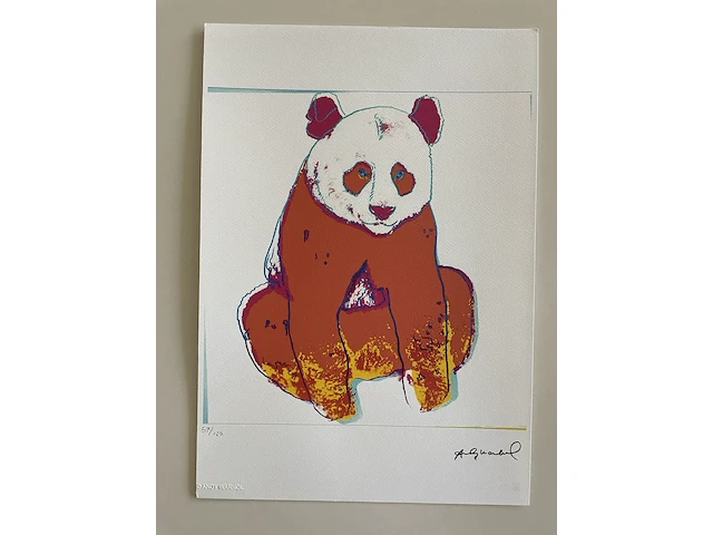 Andy warhol : panda - afbeelding 1 van  5