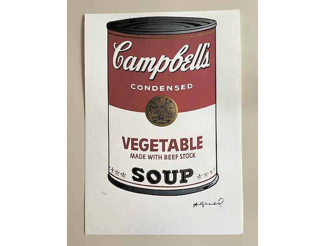 Andy warhol vegetable soup - afbeelding 1 van  5
