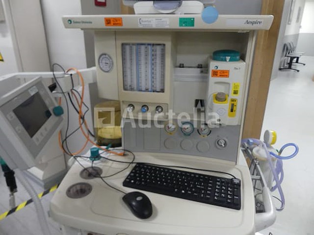 Anesthesiestation met ademhalingsapparaat datex-ohmeda aespire - afbeelding 1 van  12