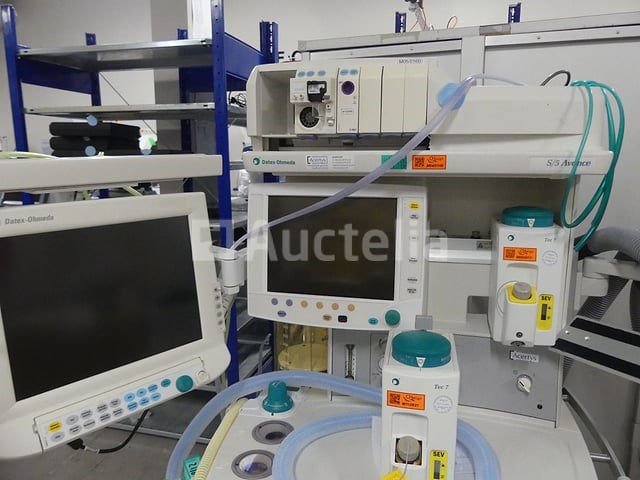 Anesthesiestation met ademhalingsapparaat datex-ohmeda avance s/5 - afbeelding 1 van  11
