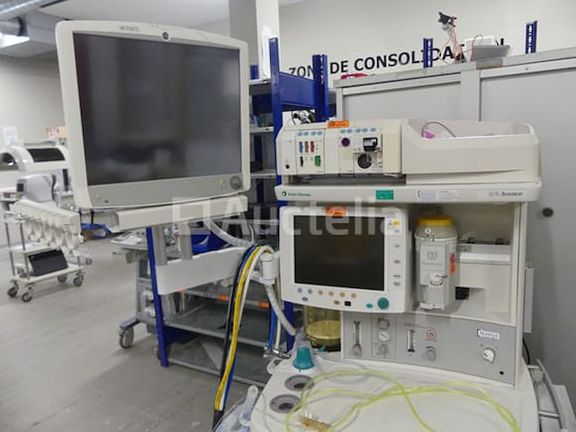 Anesthesiestation met ademhalingsapparaat datex-ohmeda avance s/5 - afbeelding 8 van  9