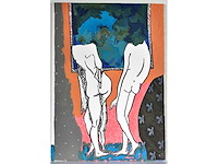 Ángel ramírez - heads in the clouds - gemengde techniek - 1995 - afbeelding 7 van  14