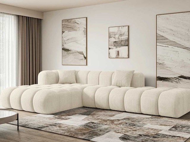 Angel sofa links - beige touwstof - afbeelding 1 van  9