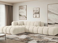 Angel sofa links - beige touwstof
