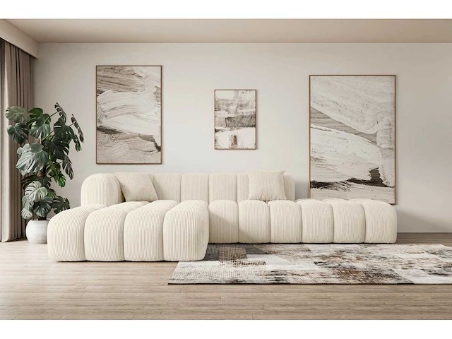 Angel sofa links - beige touwstof - afbeelding 2 van  9