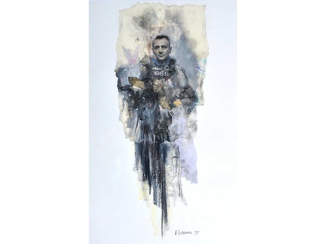 Angela grossmann - gemengde techniek en collage op papier - afbeelding 1 van  11