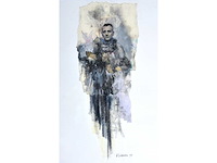 Angela grossmann - gemengde techniek en collage op papier - afbeelding 1 van  11
