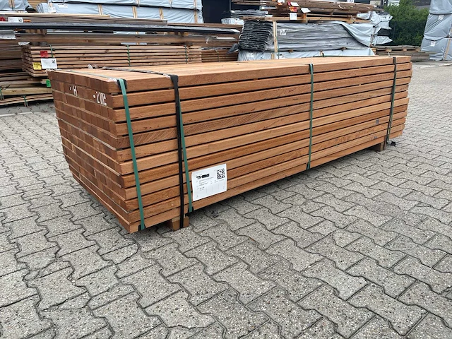Angelim pedra regels geschaafd 2500x68x45mm (78x) - afbeelding 2 van  3