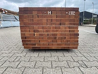 Angelim pedra regels geschaafd 2500x68x45mm (78x) - afbeelding 3 van  3