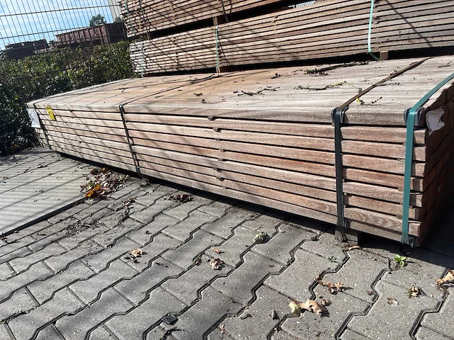 Angelim pedra regels geschaafd 3050x50x35mm (180x) - afbeelding 2 van  3