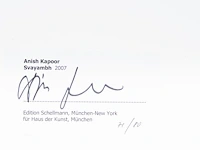 Anish kapoor (1954), 'svayambh' (2007), light box, n° 71/80, 50 x 60 cm. (19.67 x 23.62 in.) - afbeelding 4 van  5