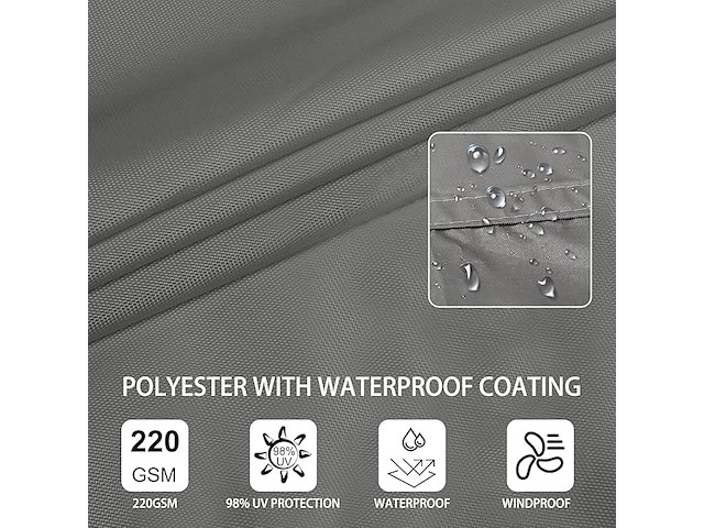 Ankuka schaduwzeil (2 x 3 m) - afbeelding 3 van  4