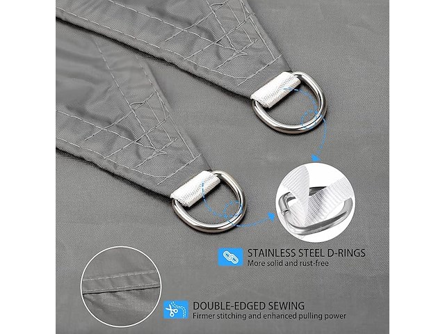 Ankuka schaduwzeil (2 x 3 m) - afbeelding 4 van  4