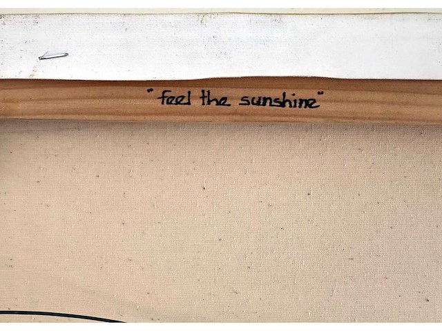 Ann speybrouck - feel the sunshine - mixed media op doek - 70x100 cm - afbeelding 4 van  12