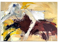 Ann speybrouck - feel the sunshine - mixed media op doek - 70x100 cm - afbeelding 5 van  12