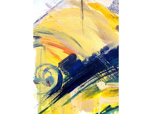 Ann speybrouck - feel the sunshine - mixed media op doek - 70x100 cm - afbeelding 11 van  12
