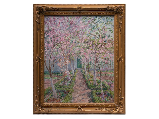 Anna de weert (1867-1950), 'renouveau', afsnee, 1915-17, oil on canvas 53 x 42 cm. (20.87 x 16.53 in.), frame: 65.5 x 54.5 cm. (25.78 x 21.46 in.) - afbeelding 2 van  8