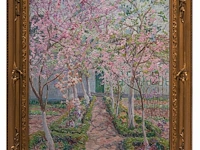 Anna de weert (1867-1950), 'renouveau', afsnee, 1915-17, oil on canvas 53 x 42 cm. (20.87 x 16.53 in.), frame: 65.5 x 54.5 cm. (25.78 x 21.46 in.) - afbeelding 2 van  8