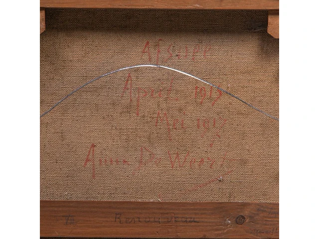 Anna de weert (1867-1950), 'renouveau', afsnee, 1915-17, oil on canvas 53 x 42 cm. (20.87 x 16.53 in.), frame: 65.5 x 54.5 cm. (25.78 x 21.46 in.) - afbeelding 5 van  8