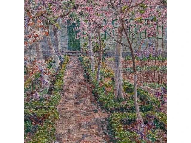 Anna de weert (1867-1950), 'renouveau', afsnee, 1915-17, oil on canvas 53 x 42 cm. (20.87 x 16.53 in.), frame: 65.5 x 54.5 cm. (25.78 x 21.46 in.) - afbeelding 6 van  8